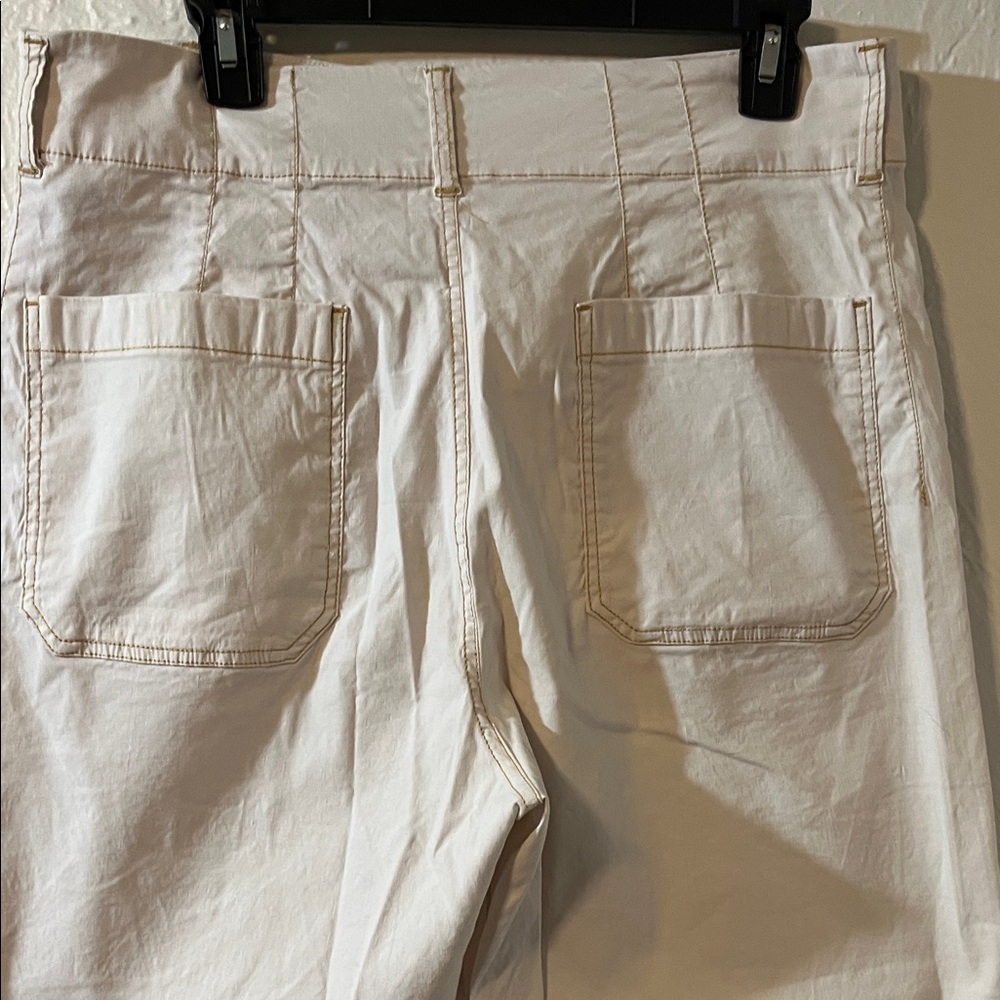 Maeve Wide Leg Pants in Off-White/Cream - Picture 6 of 6